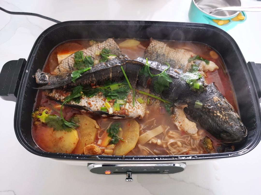 家庭版香辣烤鱼--越煮越香