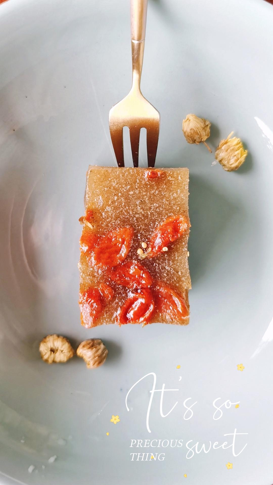 抹茶红豆千层马蹄糕