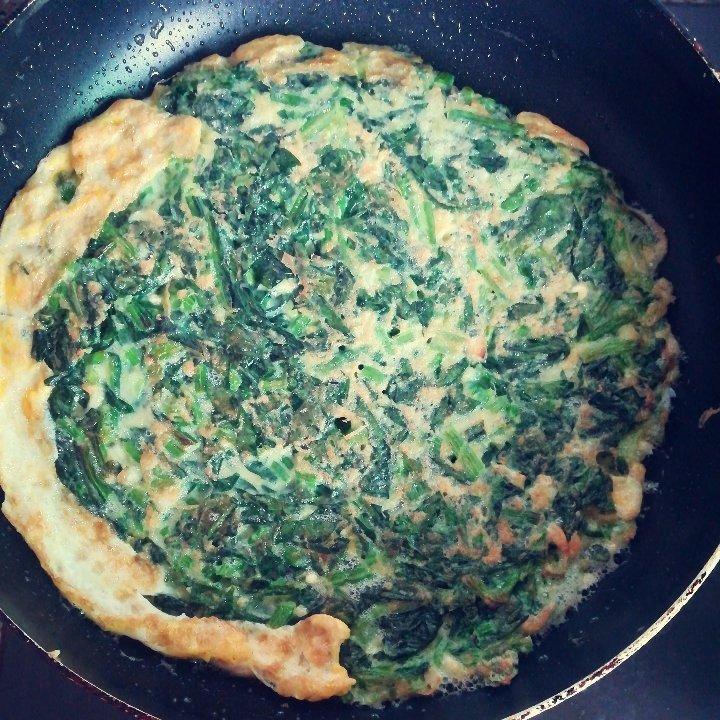 低脂菠菜蛋饼