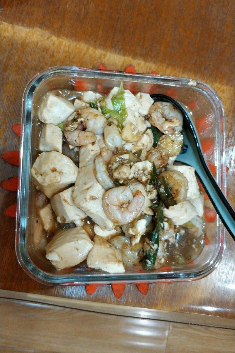 虾仁豆腐