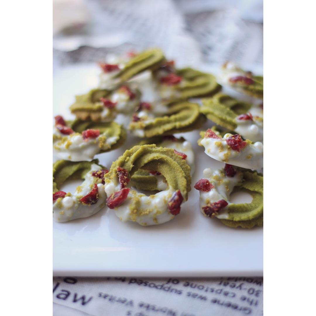 【圣诞】花环小曲奇 Christmas Wreath