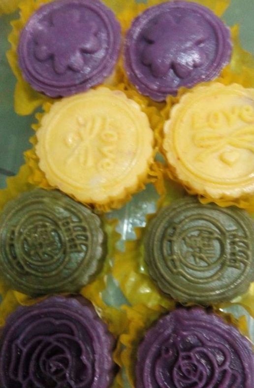 自制抹茶冰皮月饼