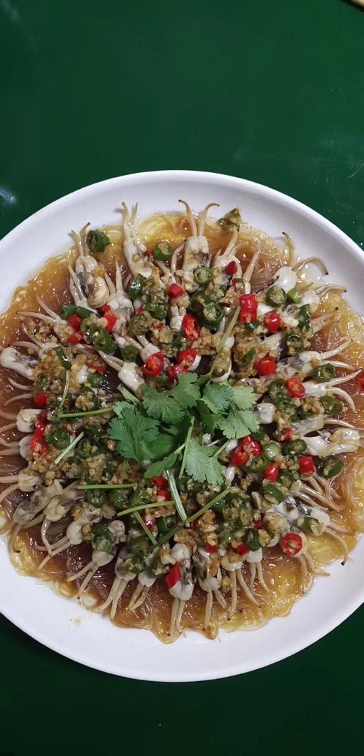 蒜蓉粉丝蒸蛏子