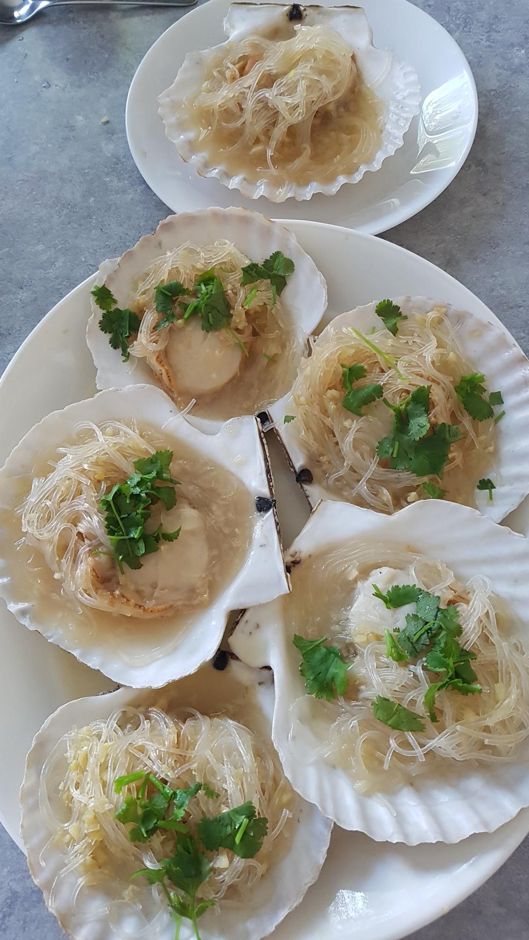 蒜蓉粉丝蒸扇贝
