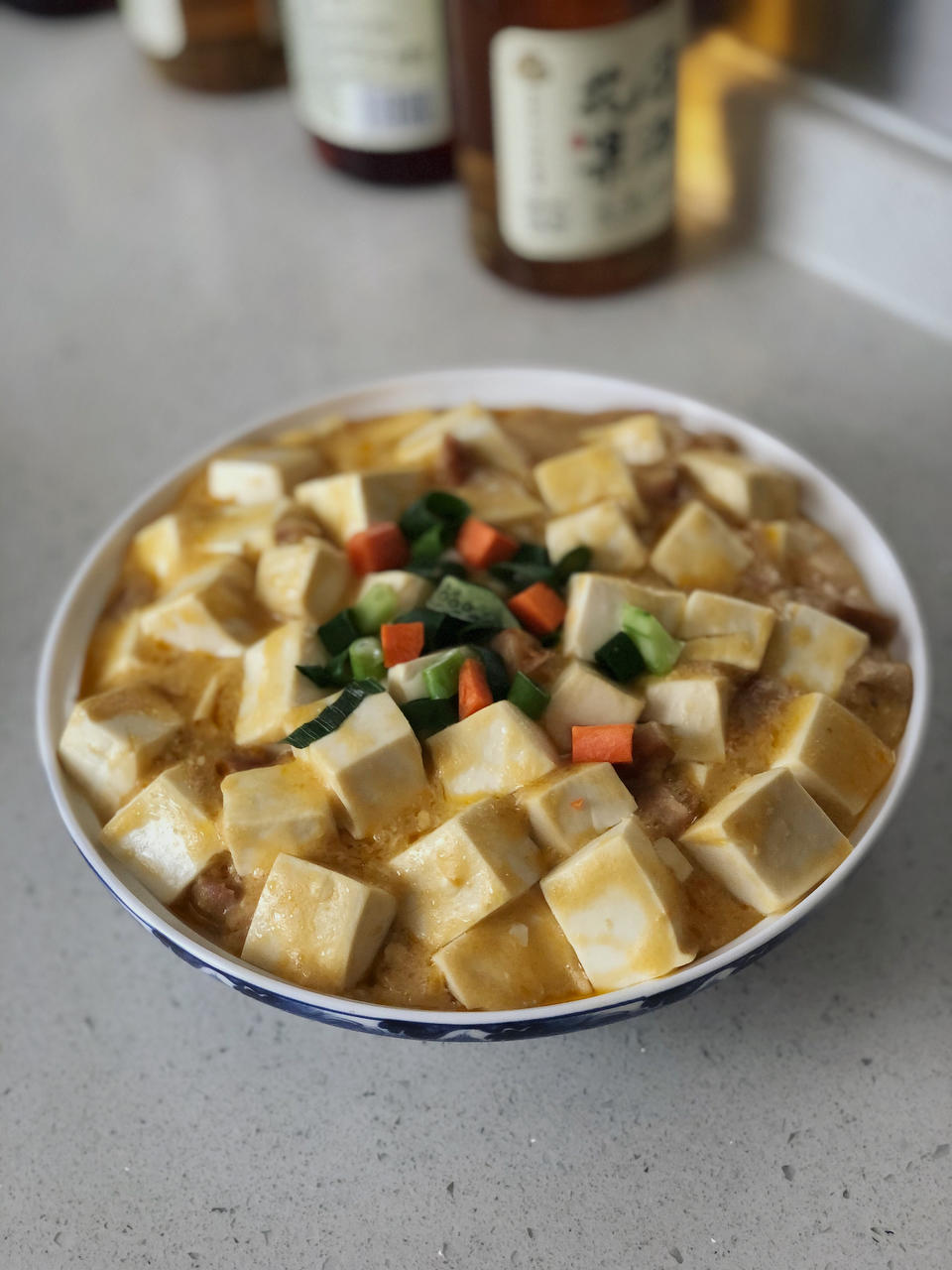 咸鸭蛋黄做的蟹黄豆腐