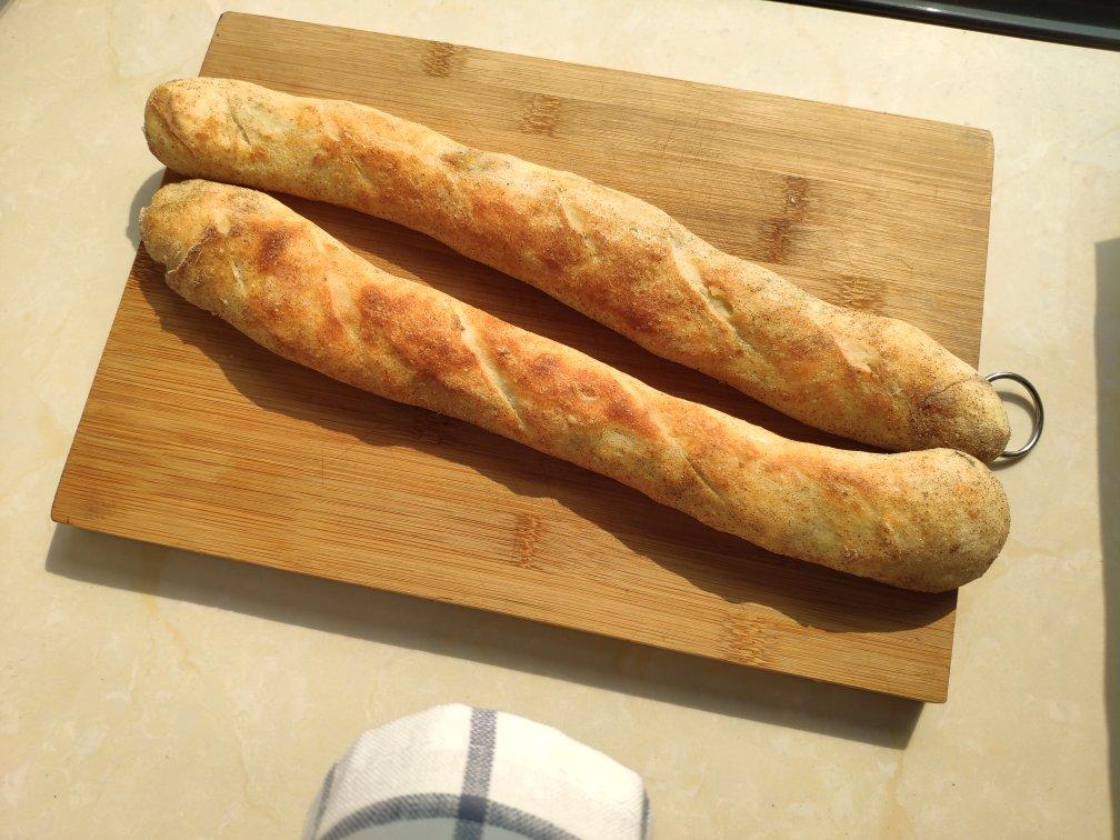 山崎老师的免揉直接法 法棍