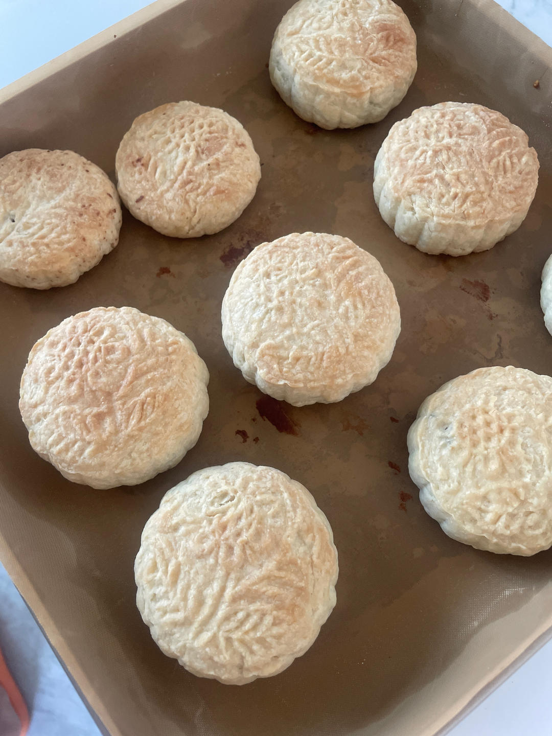 老式月饼（无糖浆、无任何添加剂的桃酥脆皮月饼）