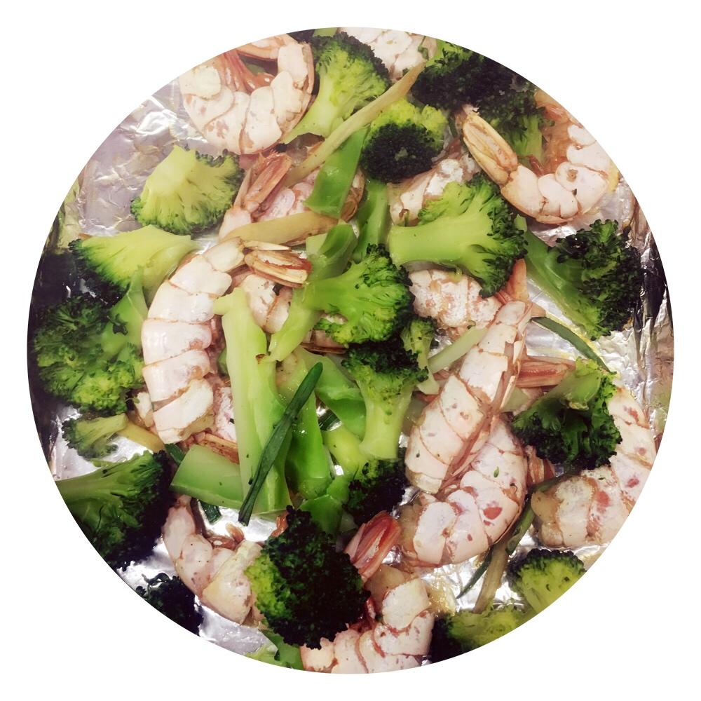 盐烤阿根廷红虾