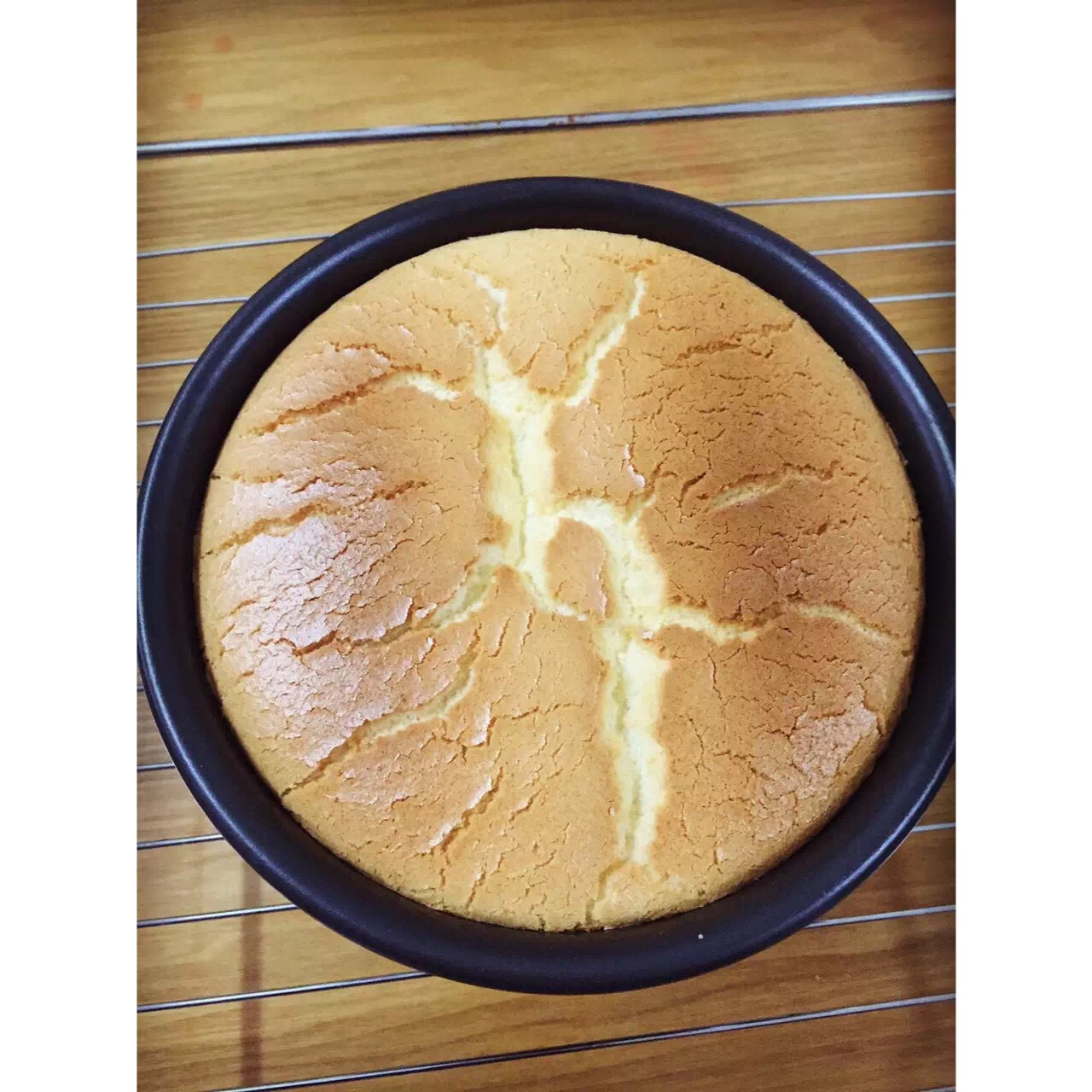 6寸原味戚风蛋糕