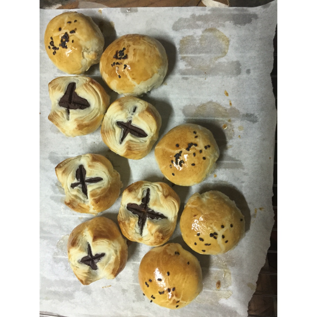 麻糍酥（豆沙馅)