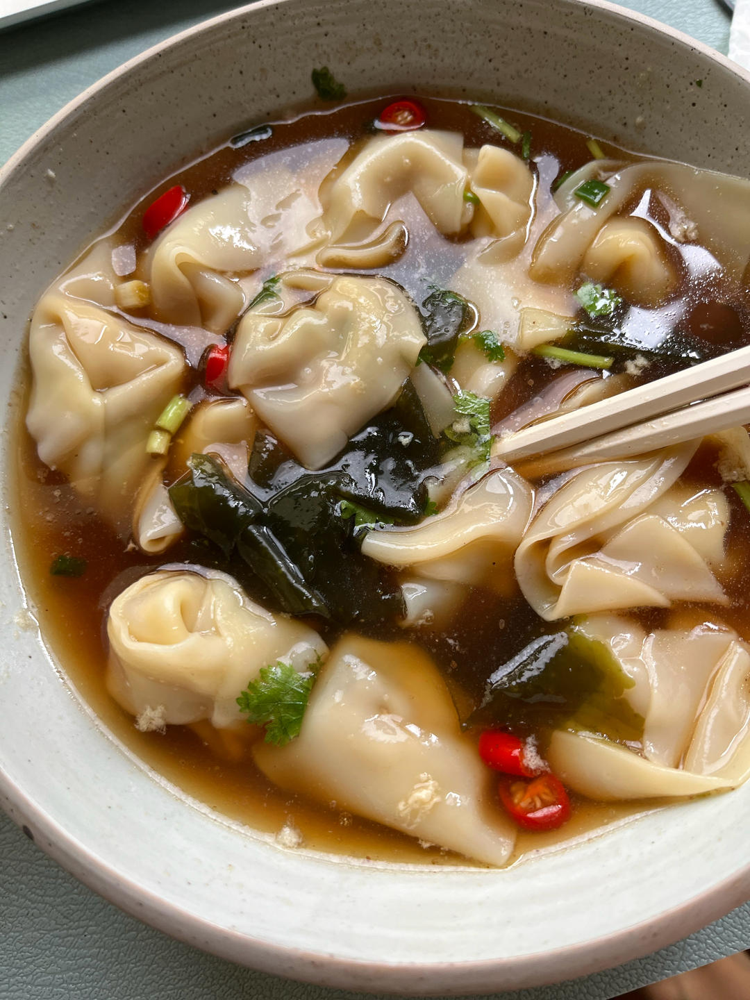 皮蛋鲜肉馄饨 （野馄饨）<302小厨房>