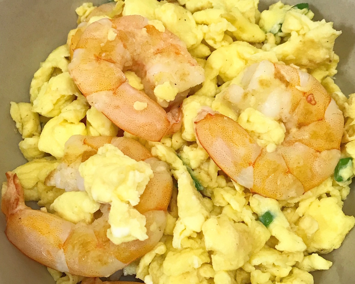 减脂餐 高蛋白虾仁滑蛋的做法