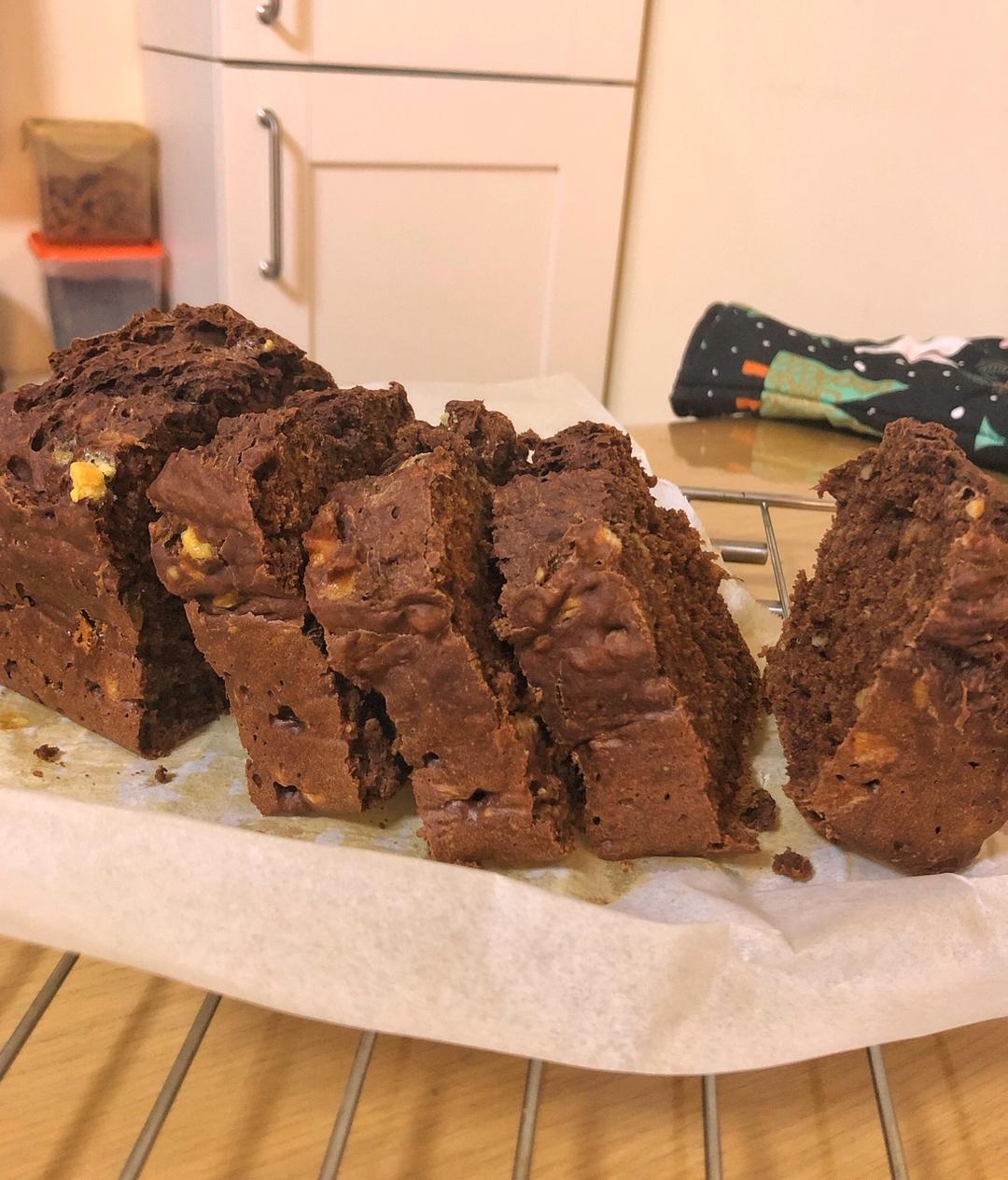 摩卡花生酥全麦快手面包丨健康·烘焙