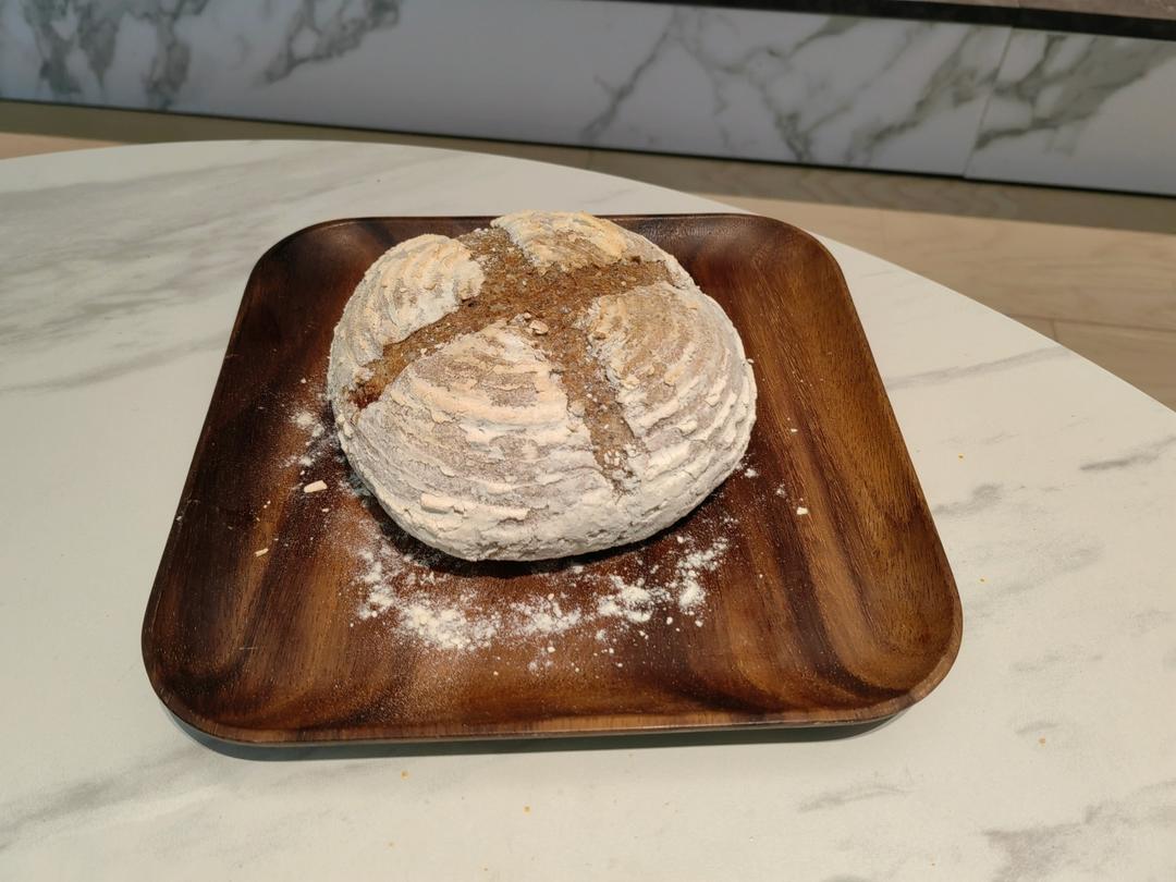 新手也能学会的全麦乡村欧包