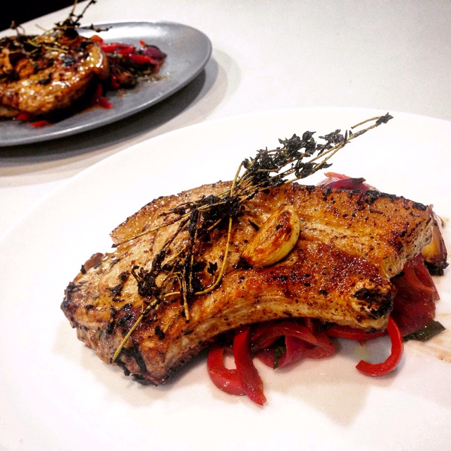 【终极烹饪课程】猪排配酸甜灯笼椒