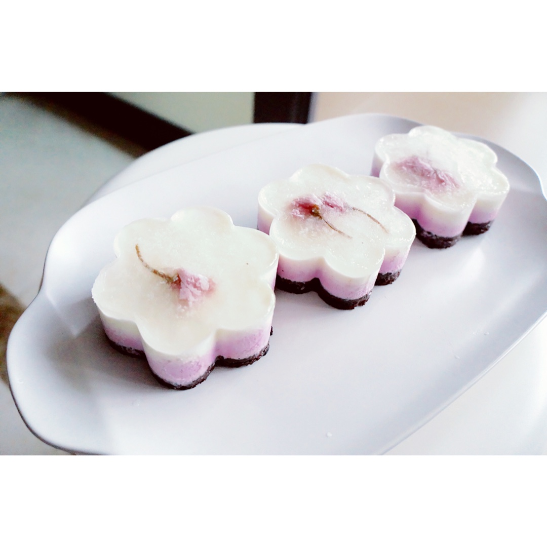 樱花渐变慕斯蛋糕（6寸）