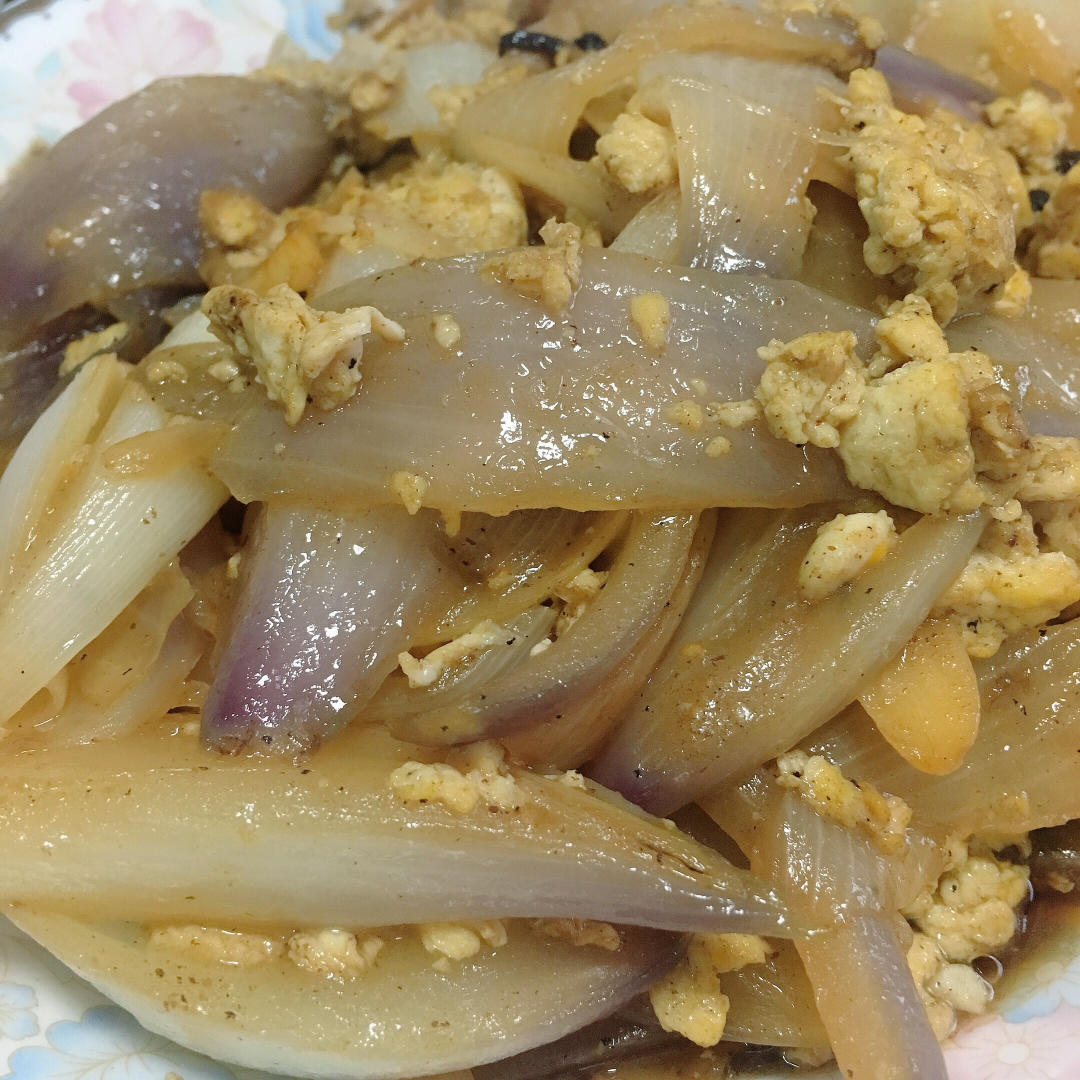 洋葱炒鸡蛋