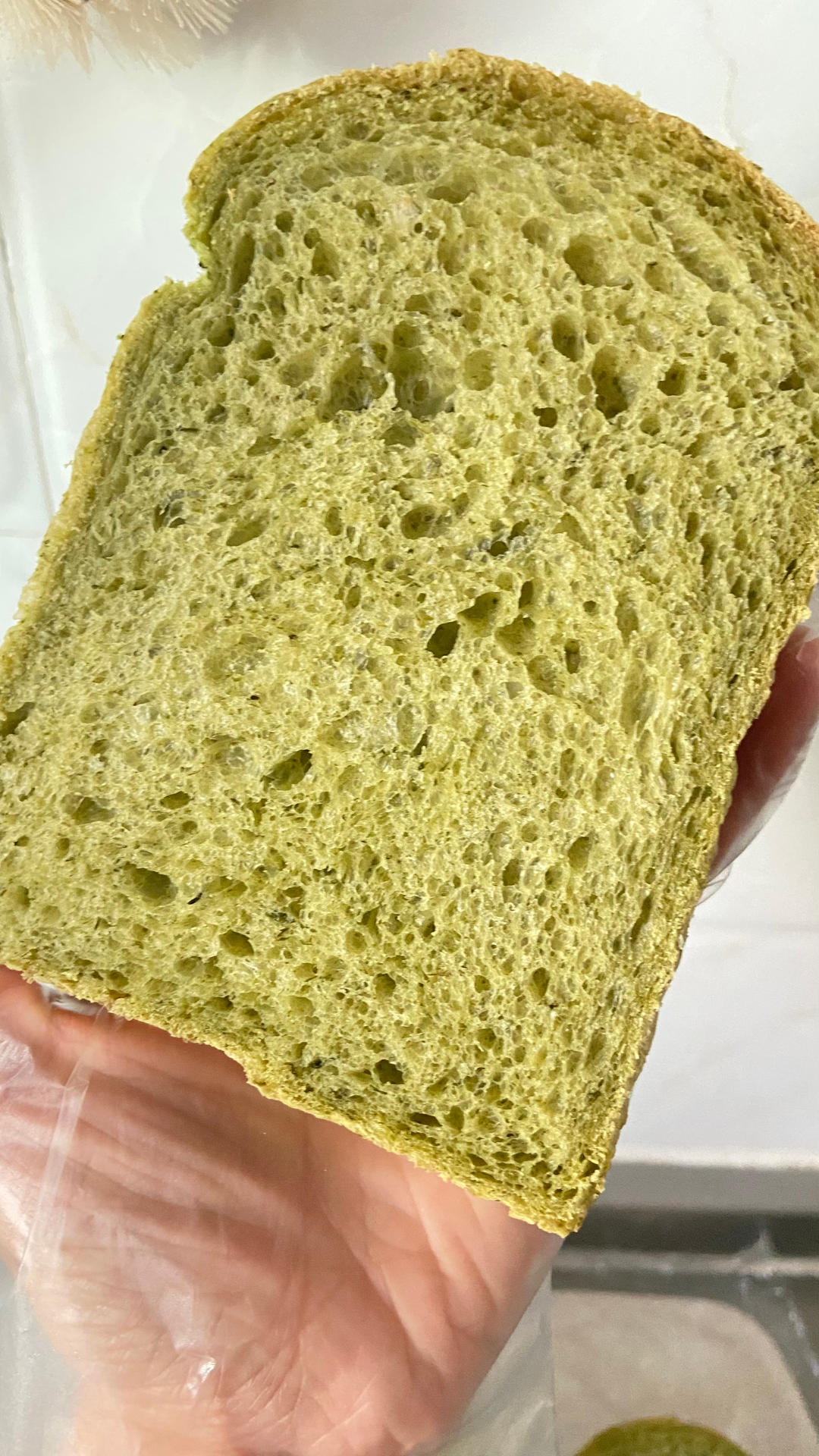 🍞超软糯艾草奶香吐司面包—下厨房独家原创