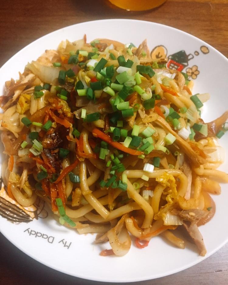 炒乌冬面