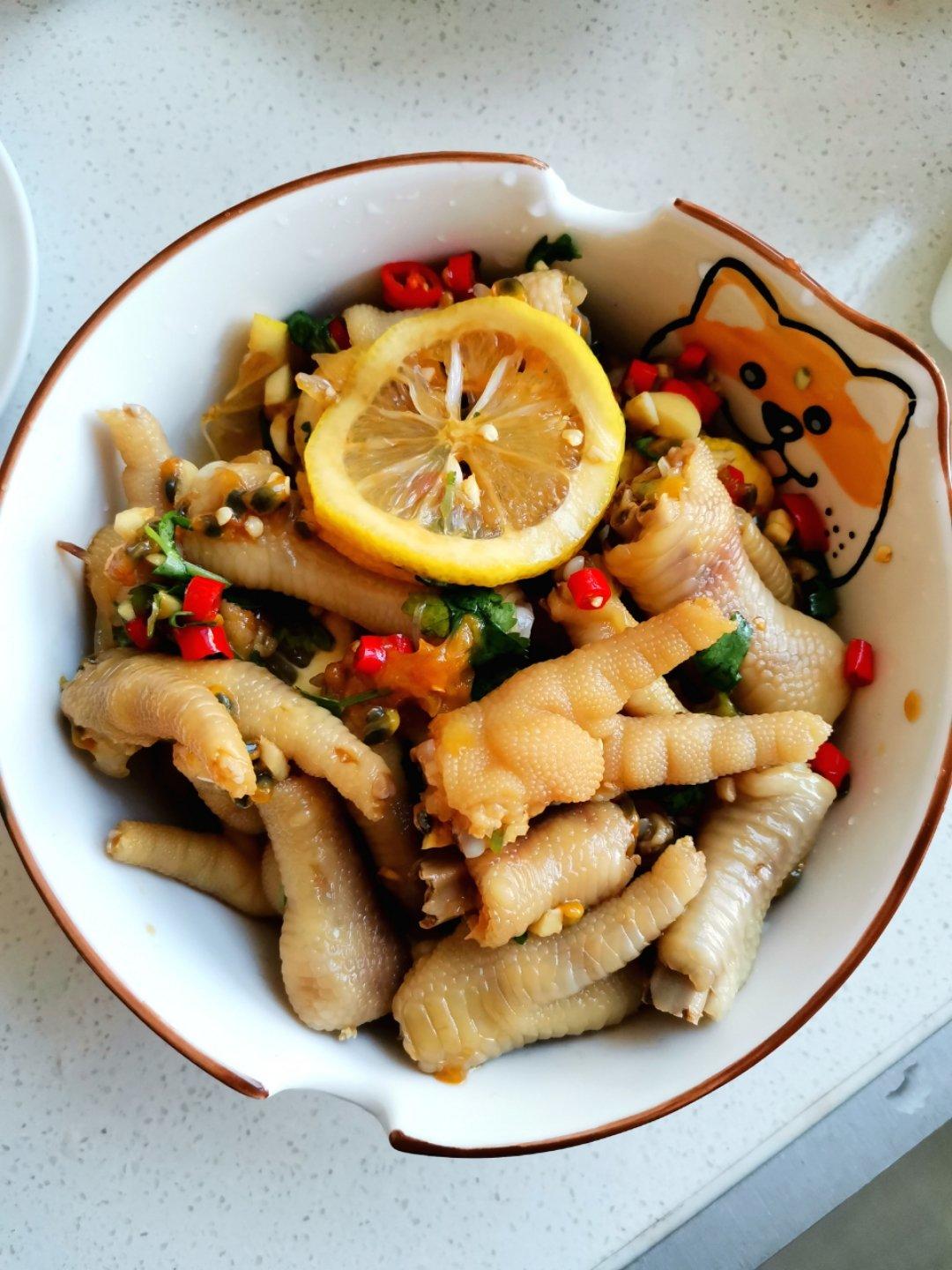 抖音网红百香果柠檬凤爪