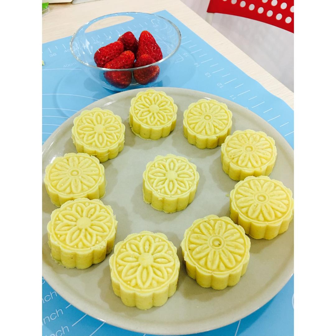 家庭无添加手工绿豆糕