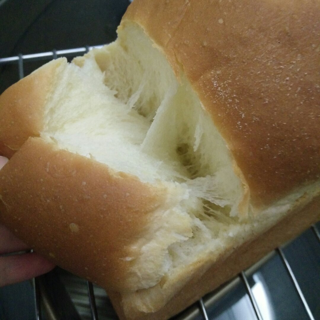 夺命软吐司(๑´ڡ`๑)超软拉丝极速方便的一次发酵吐司