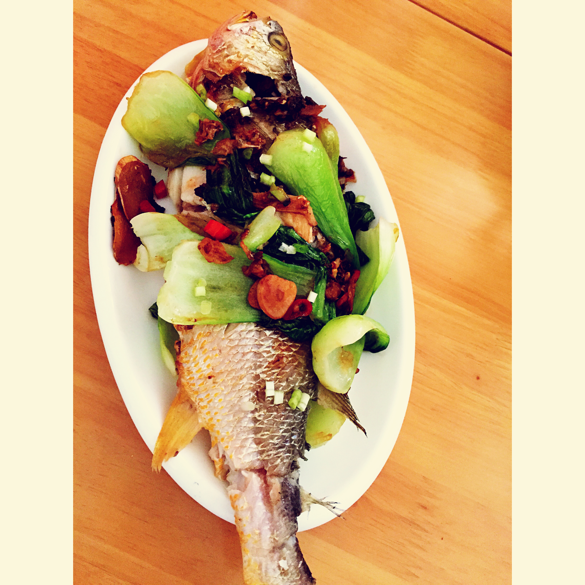 红烧黄鱼—鱼皮不破的小窍门