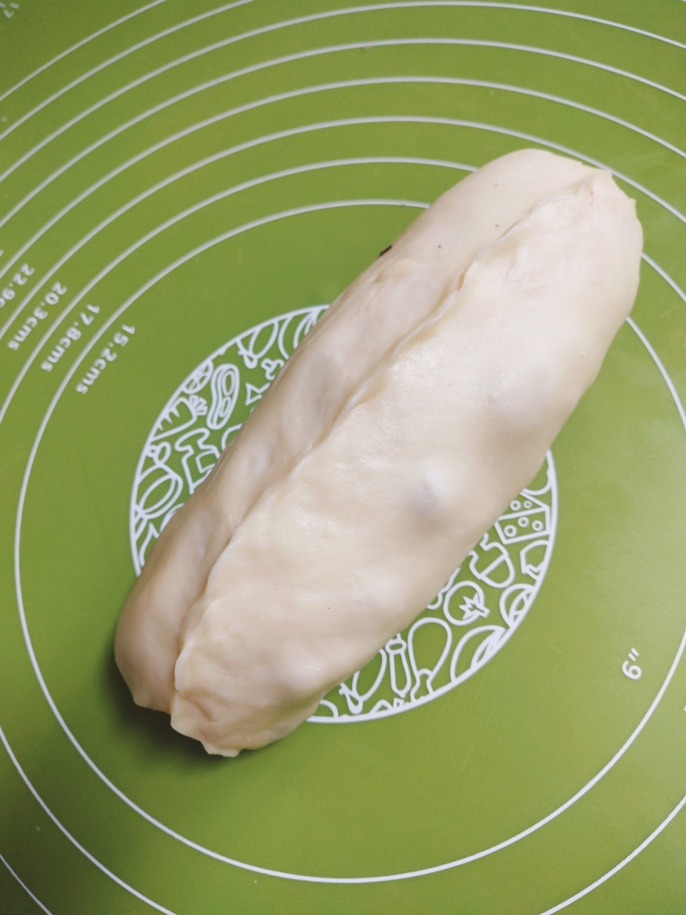 蜜红豆吐司🍞不用厨师机快速出手套膜的做法 步骤13
