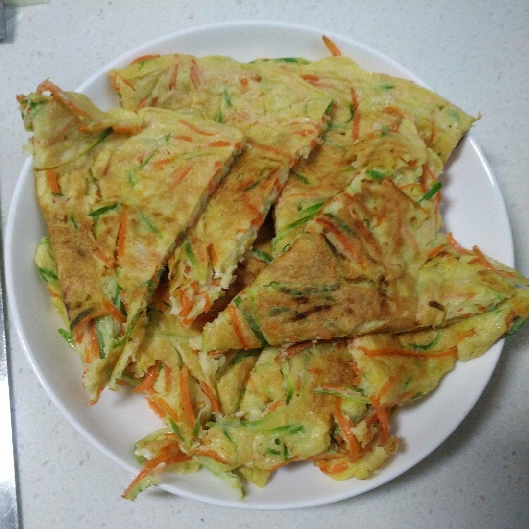 胡萝卜西葫芦鸡蛋饼
