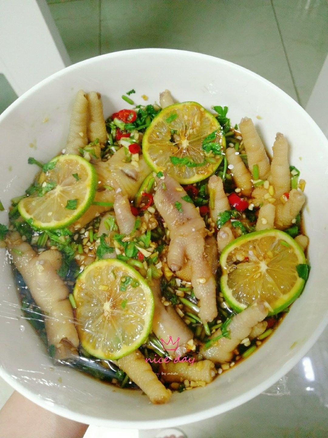 柠檬鸡爪