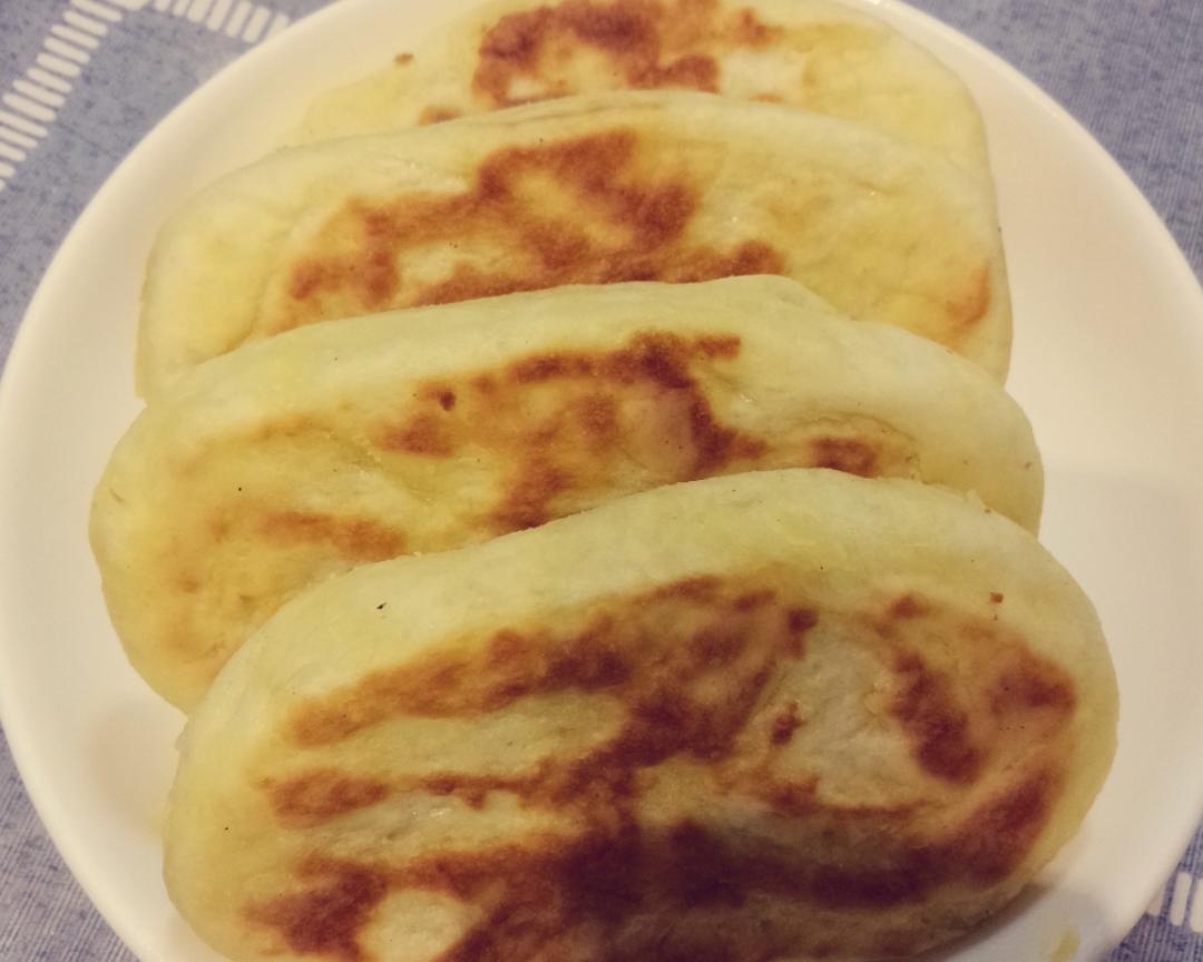 快手简单发面饼