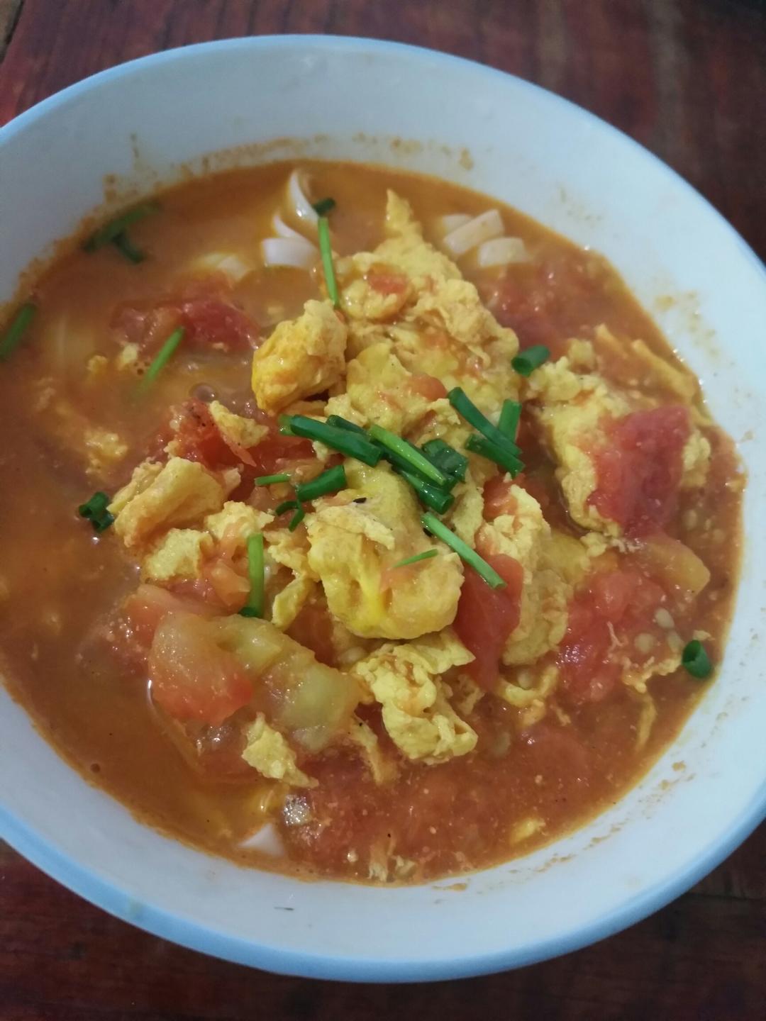 西红柿鸡蛋面