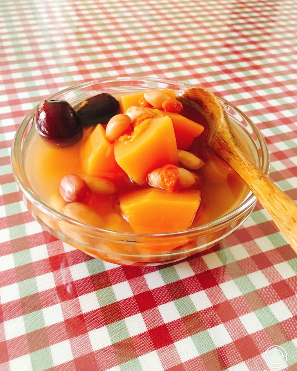 晴恋做的下奶神汤(木瓜花生炖大枣)亲证月子催奶利器