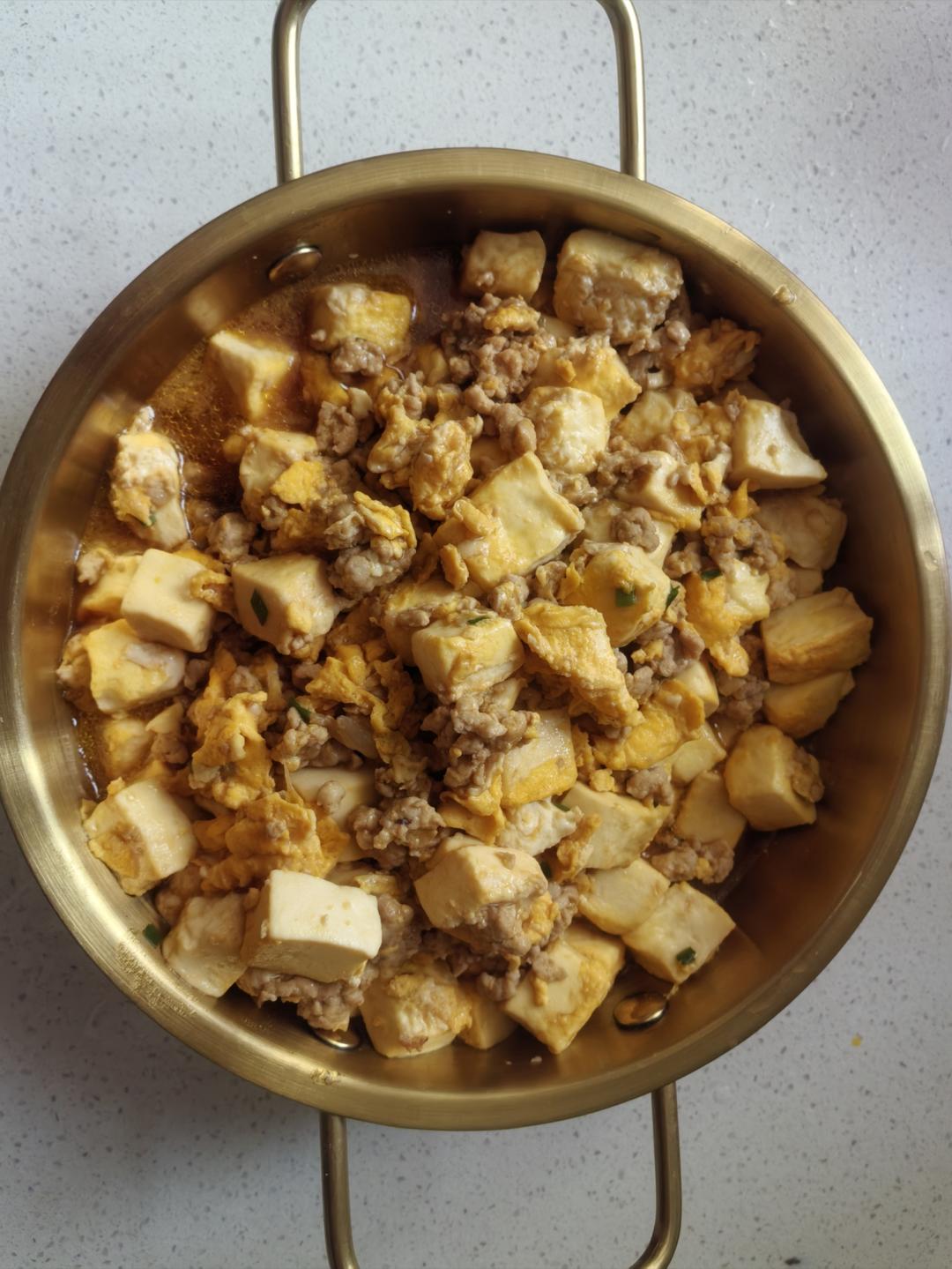 滑蛋肉沫嫩豆腐