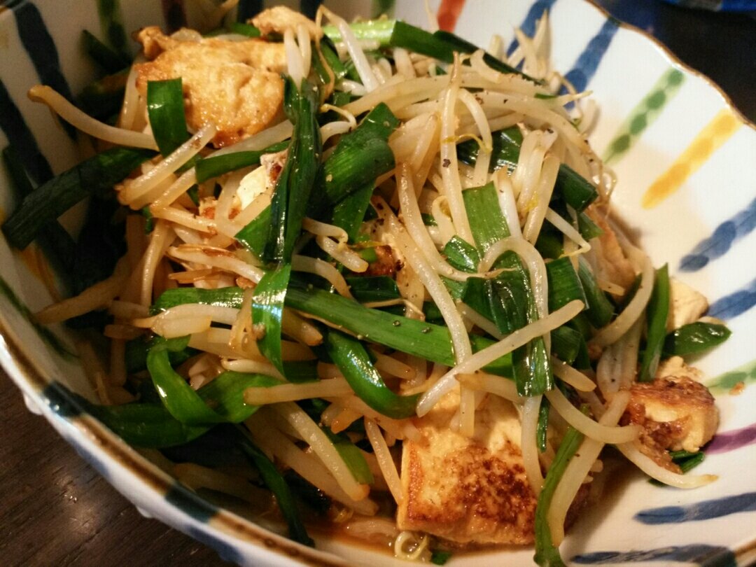 韭菜豆腐