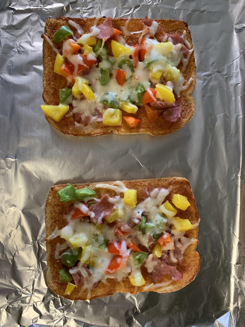 超好吃面包披萨🍕