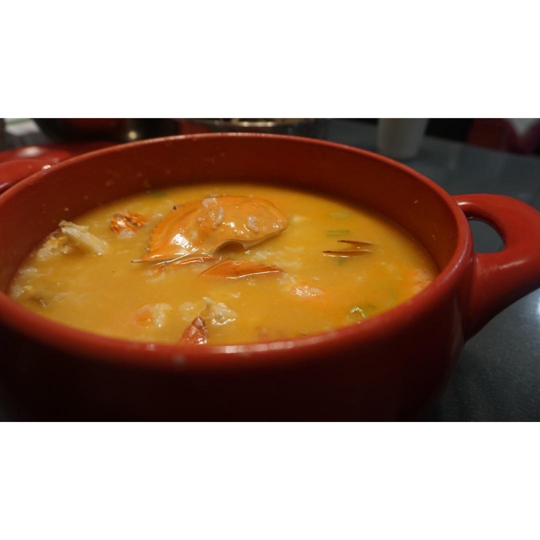 鲜虾砂锅粥