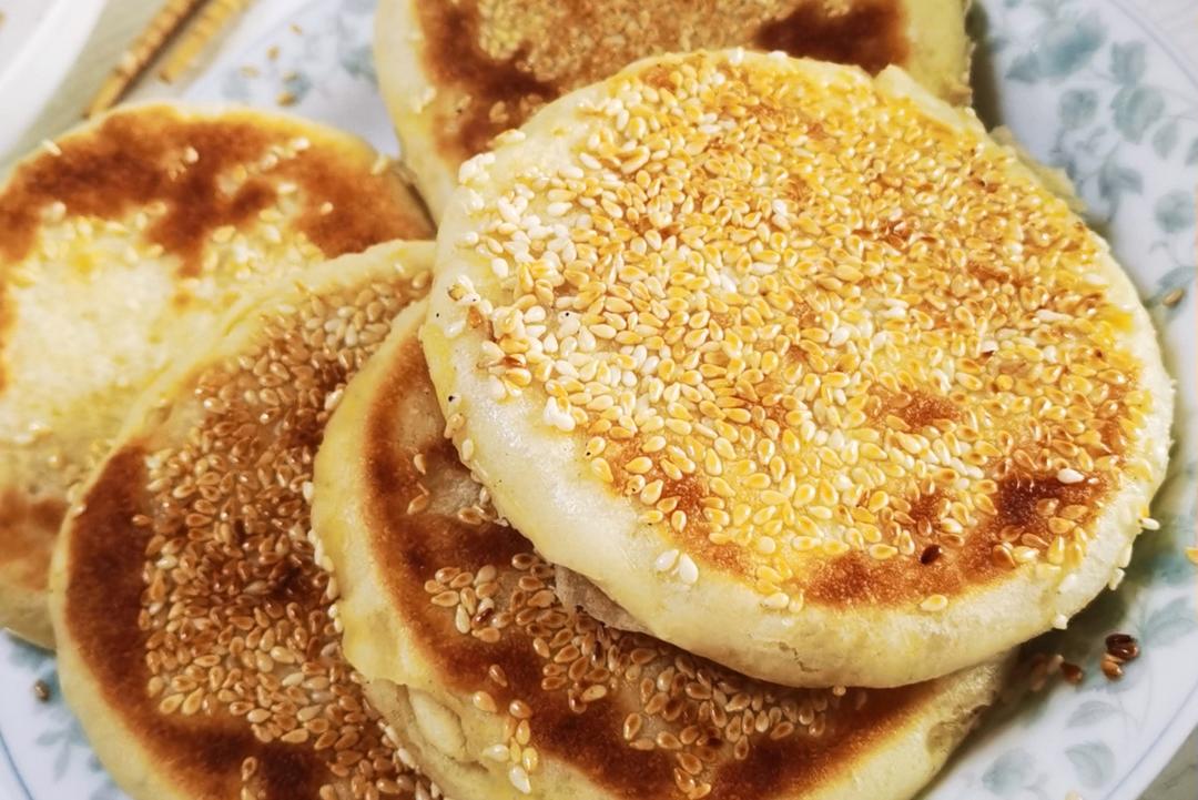 发面麻酱烧饼 超级无敌香 一看就会 附视频细节讲解
