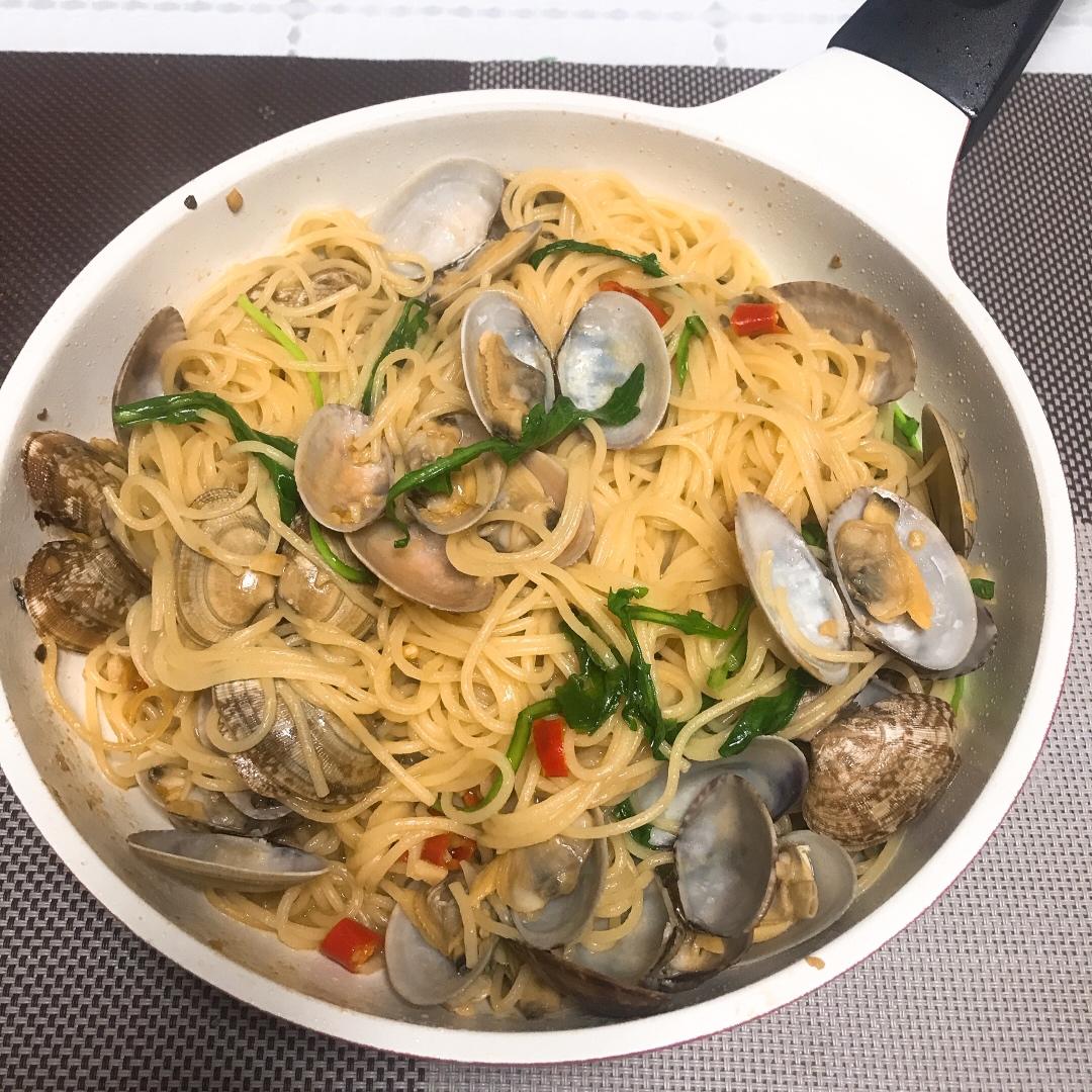 简易绿皮书 蛤蜊意大利面