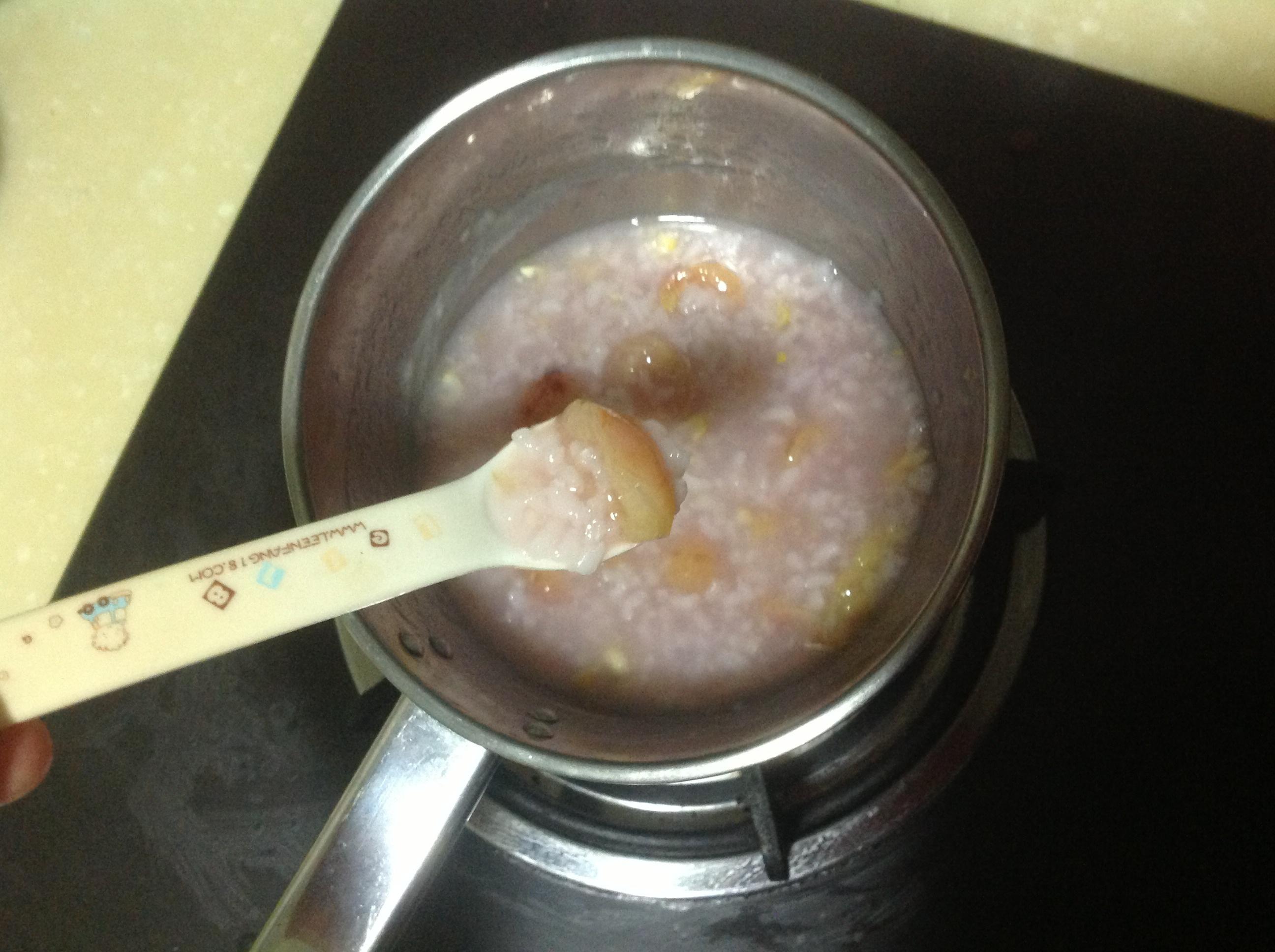 樱桃玉米甜粥的做法