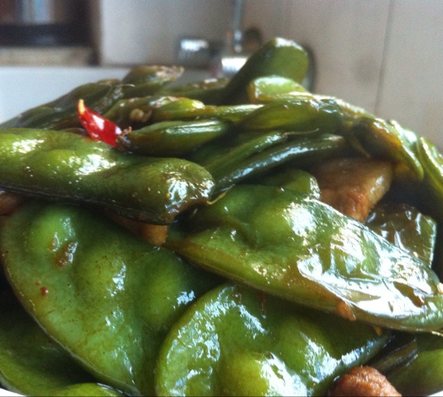 扁豆炖肉