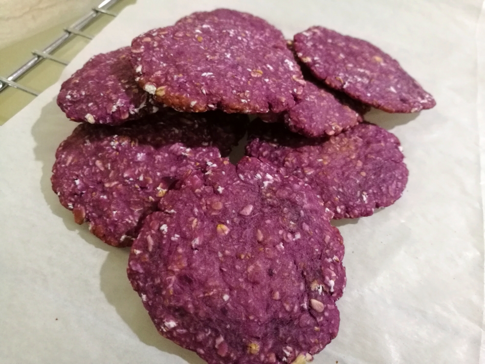 低卡紫薯燕麦饼（减肥）