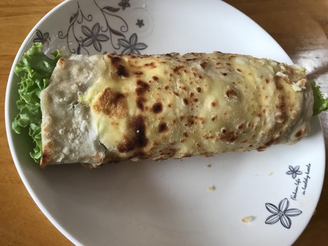 鼓大泡的鸡蛋灌饼