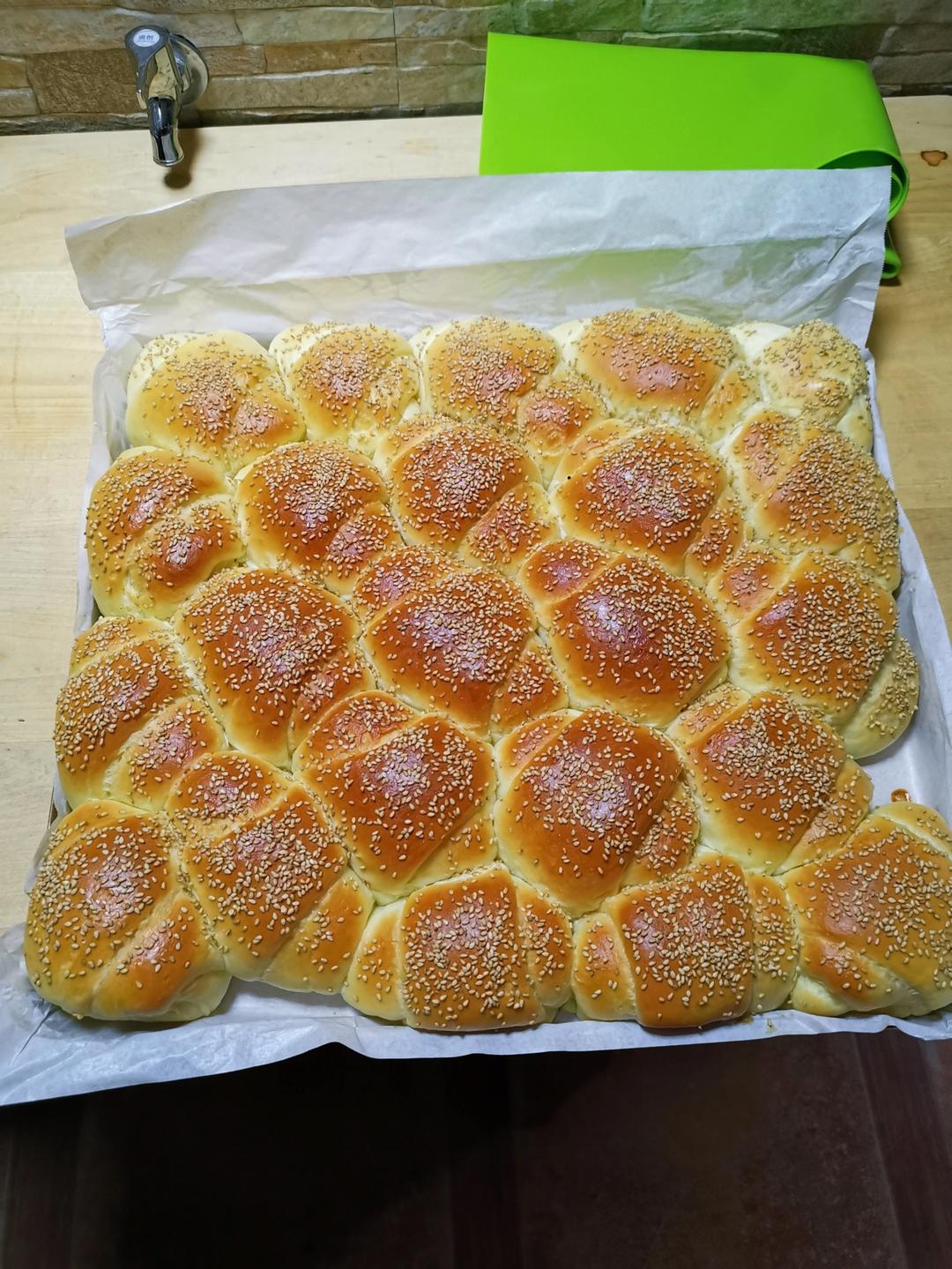 牛奶面包卷（直接法）