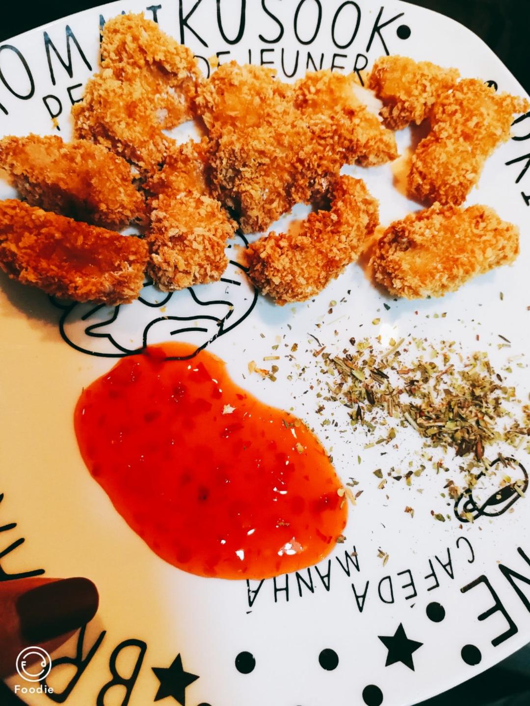无油鸡米花 (KFC-style Chicken Popcorn)