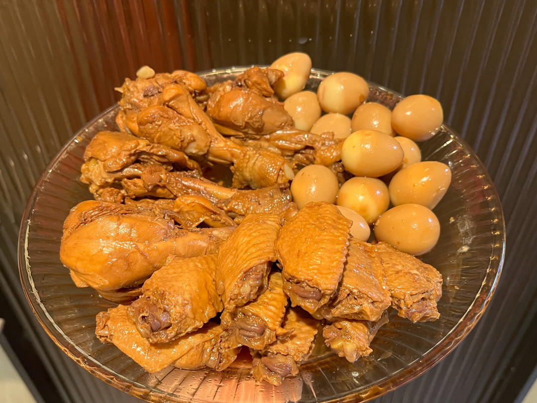卤水鸡腿鸡翅鹌鹑蛋