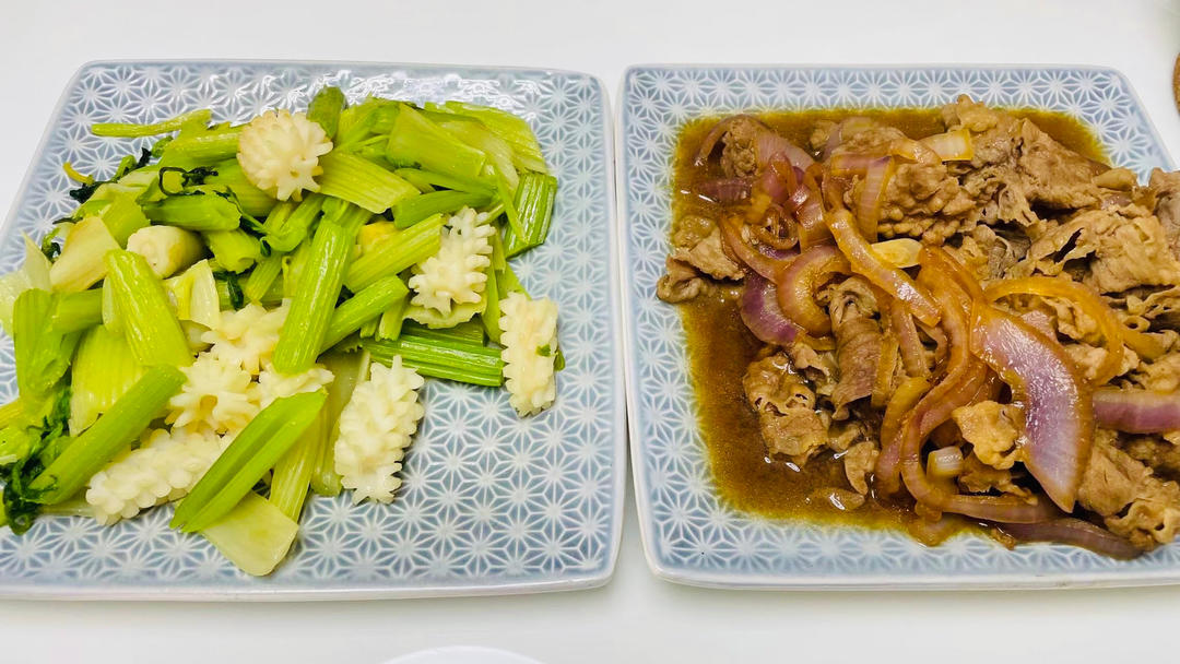 鱿鱼两吃之——芹菜鱿鱼卷