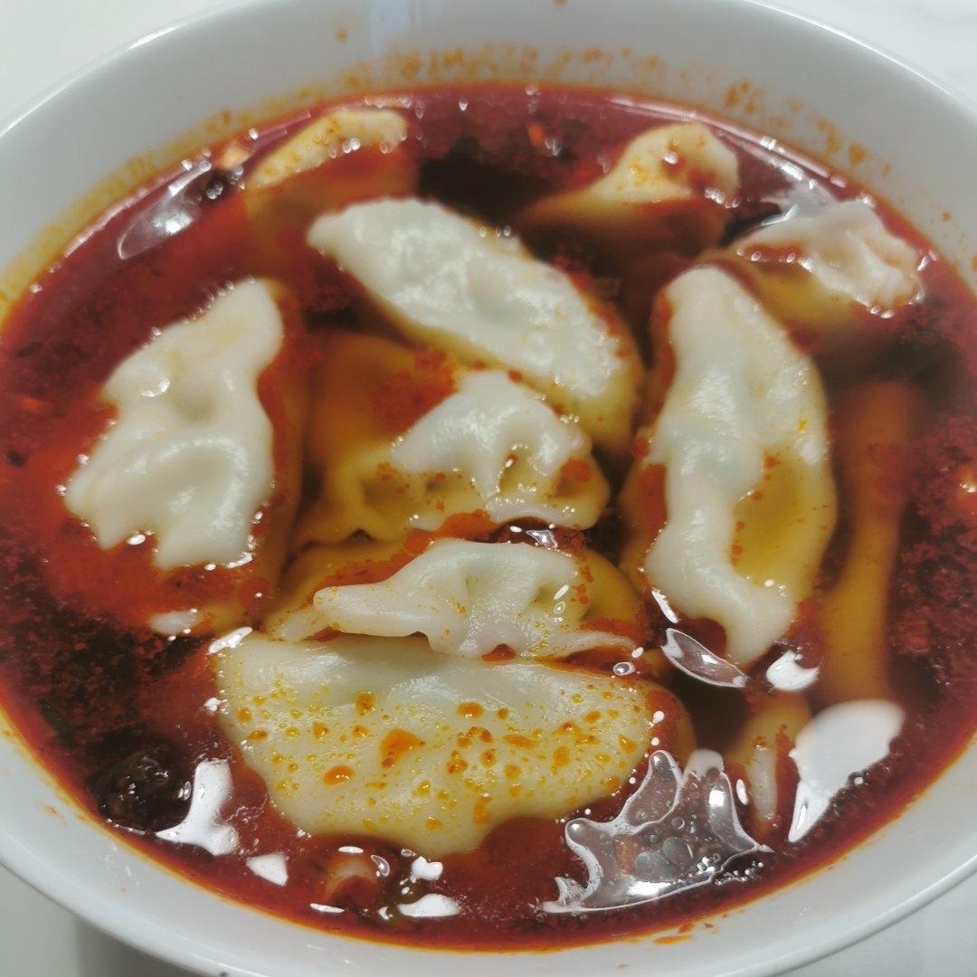 🔥五分钟搞定❗️酸辣开胃一吃就上瘾的酸汤水饺