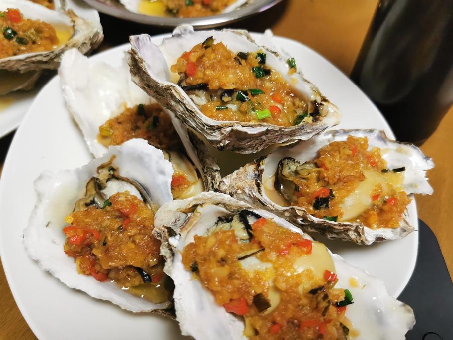 「简单易学」家庭烤箱烤生蚝