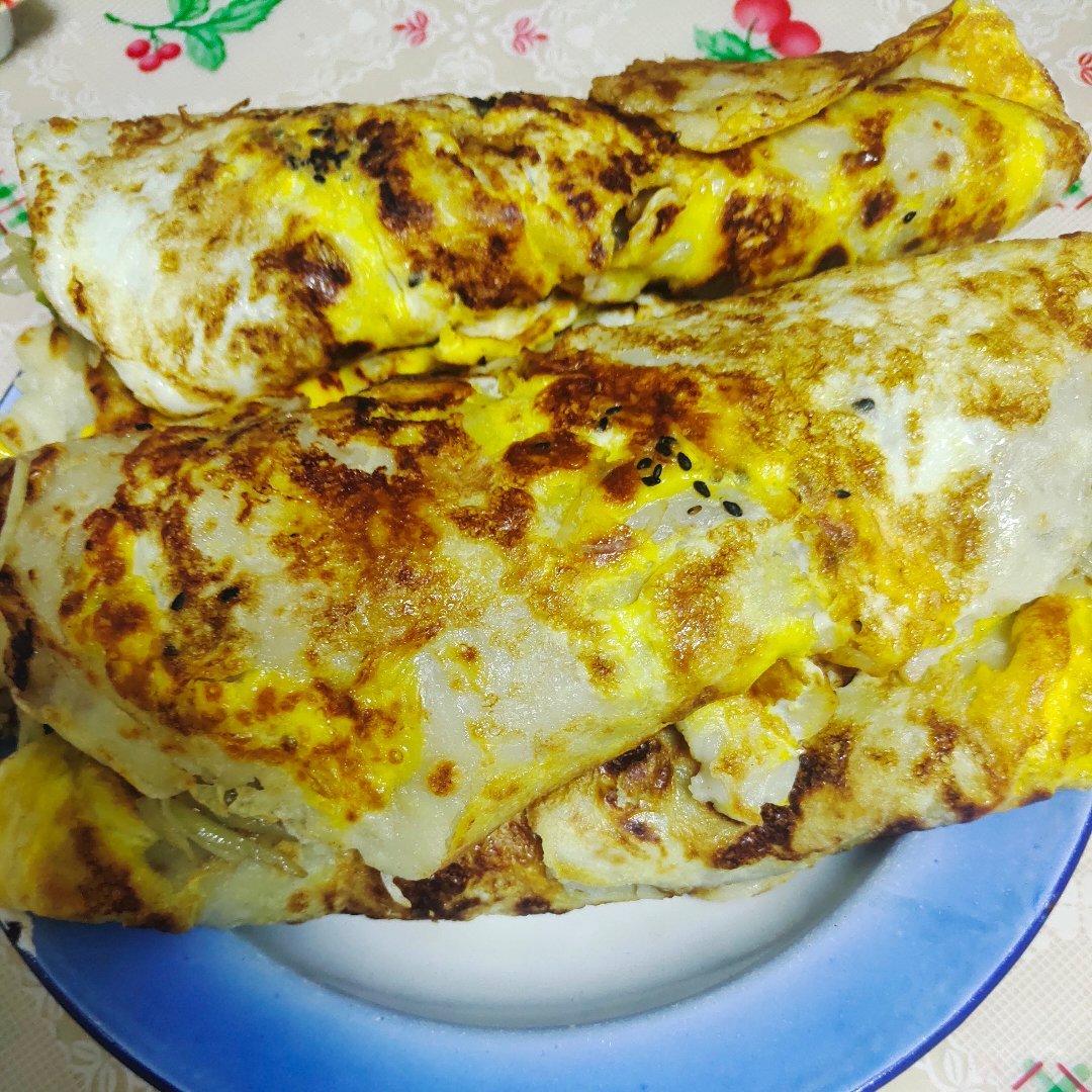 鸡蛋卷饼（路边摊复制版）